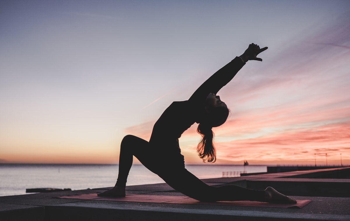 Yoga practice for back health